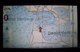Omnitech displaying nautical charts Raster Navigational Charts